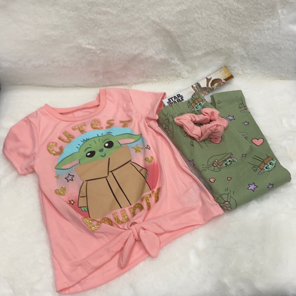 Star Wars Baby Yoda 3pc Set Size 2T